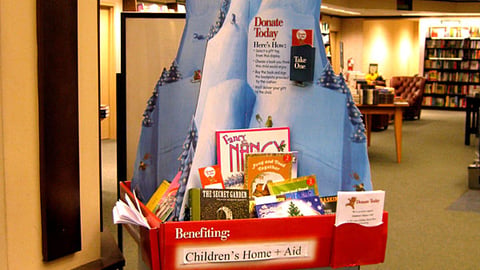 Barnes & Noble Holiday Book Drive Floorstand