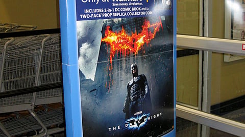 Walmart 'The Dark Knight' DVD Security Wrap