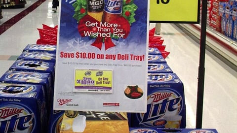 Miller Deli Rebate Sign