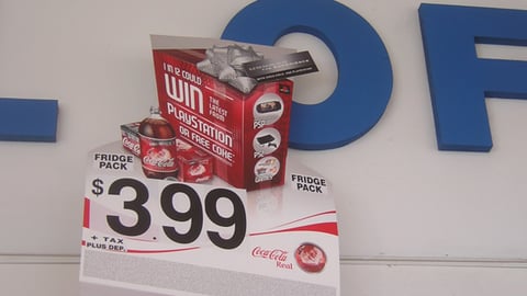 Coke/PlayStation Pole Topper