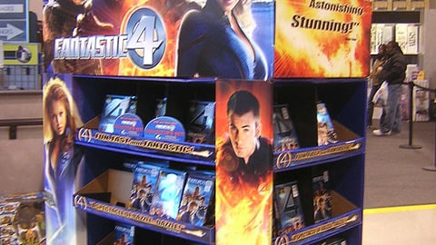 Best Buy 'Fantastic 4' Pallet Display