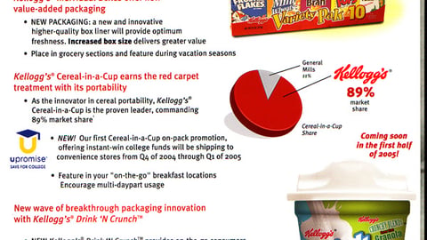 Kellogg's On-the-Go Cereals Info