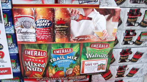 Budweiser/Emerald Shelf Sign