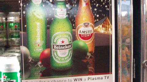 Heineken Sweeps Cooler Cling
