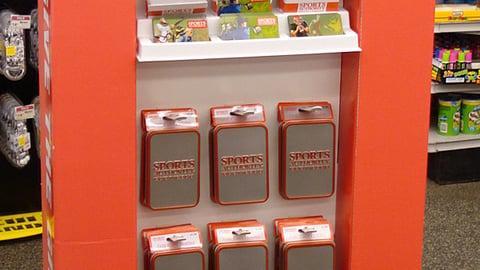 Sports Authority Holiday Gift Card Floorstand