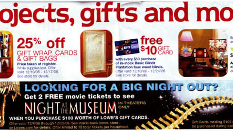 Lowe's 'Night at the Museum' Feature
