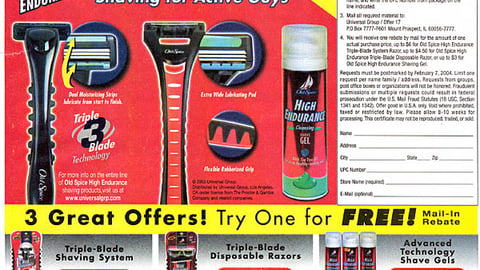 Old Spice Shaving System FSI
