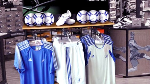 Adidas David Beckham Mobile Display