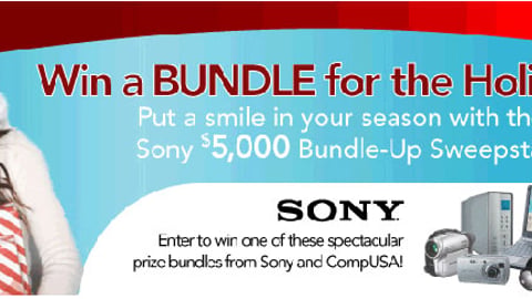 CompUSA, Sony 'Bundle Up' Sweeps