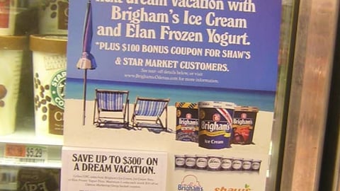 Shaw's Brigham's Freezer Cling