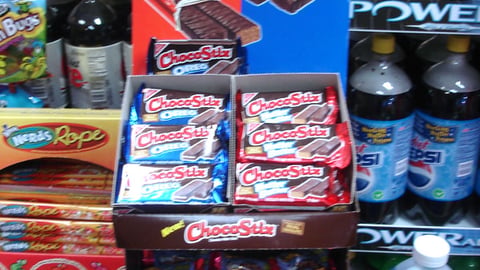 Nabisco ChocoStix Shipper