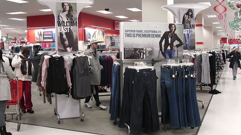 Target William Rast Merchandising