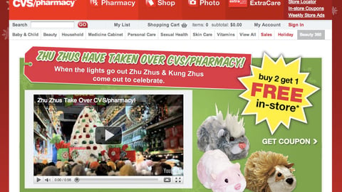 CVS Zhu Zhu Pets Microsite