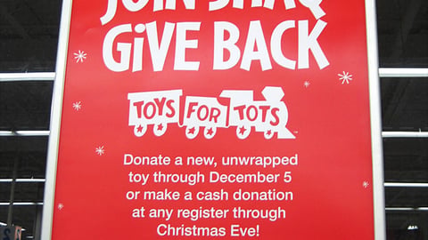 Toys "R" Us 'Join Shaq' Window Sign