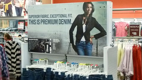 Target William Rast Women's Apparel Display