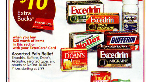 CVS Novartis ExtraBucks Feature
