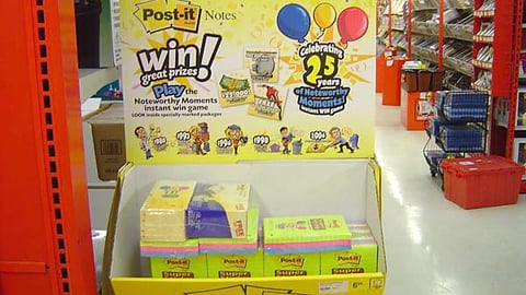 Post-It Anniversary Floorstand