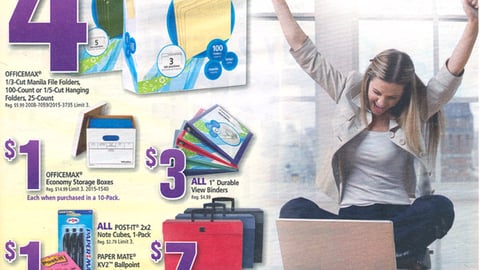 OfficeMax 'Good News' Circular Cover