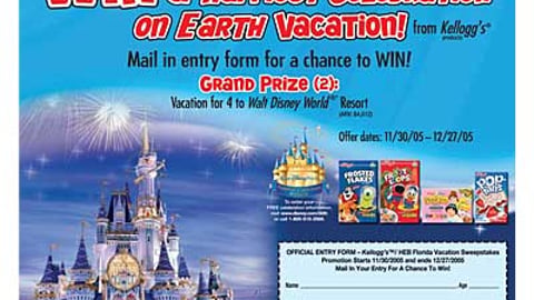 H-E-B/Kellogg 'Disney Anniversary' Feature