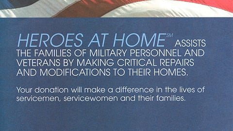 Sears 'Heroes at Home' Handout