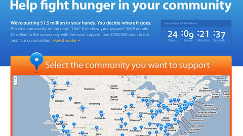 Walmart 'Fighting Hunger Together' Website