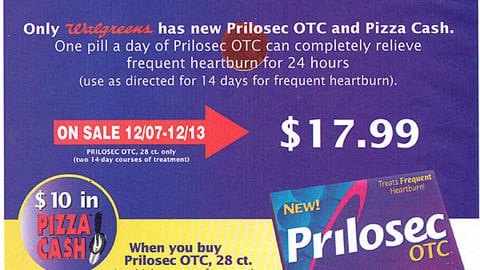 Prilosec/Walgreens FSI