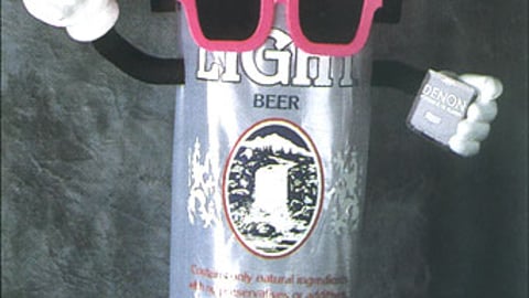 Coors Light "Dancing Can" Display