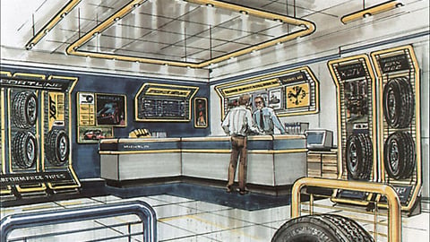 Michelin's Modular Display