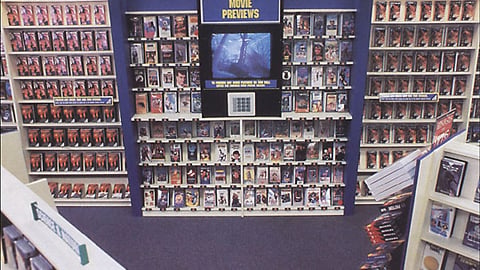 Blockbuster Video Boca Raton Display