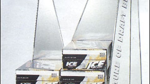 Ice Draft Case Stacker Display