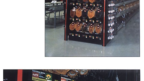 Rawlings Ball Gloves Display