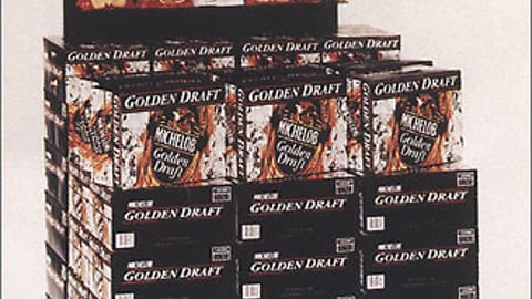 Michelob Golden Draft Endcap