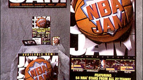 NBA Jam Arcade Game Display