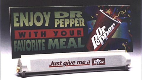 Dr Pepper Register Topper
