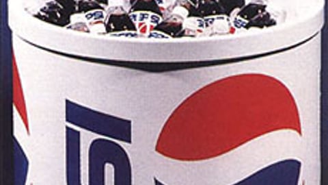 Pepsi Cold Barrel Display