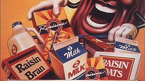 California Raisin Got Milk Co-Promotion