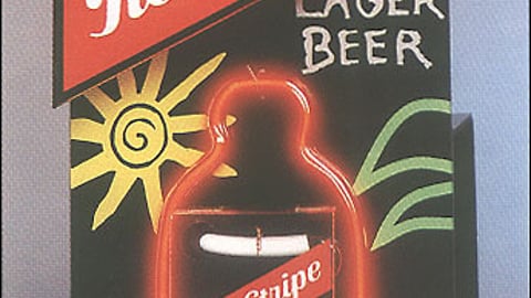 Red Stripe Neon