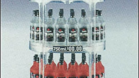 Finlandia Giant Bottle Floor Display