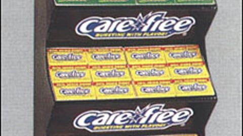 Care Free Gum Display