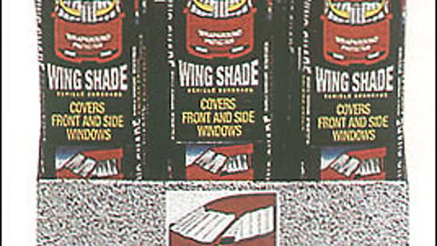 Wing Shade Vehicle Sunshade