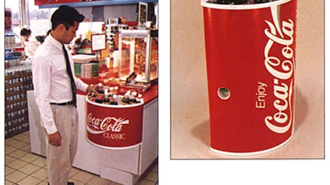 Coca-Cola Ice Cooler Display