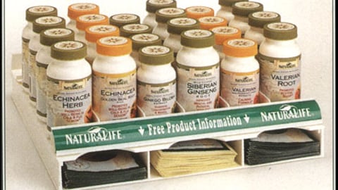 Naturalife Literature Holder/Merchandiser