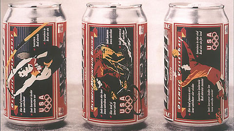 Budweiser Olympics Commemorative Cans