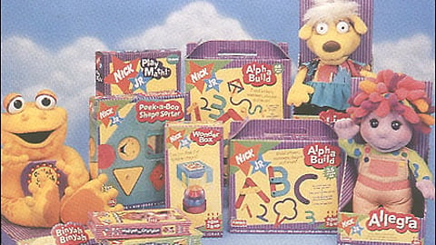 Nick Jr. Display Packaging