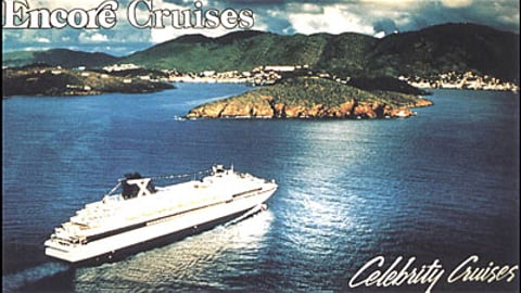 Encore Cruises Animated Sign