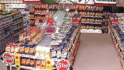 Mike-sell Potato Chip Display