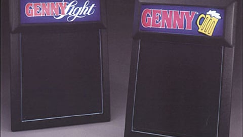 Genny Light Beer Signage