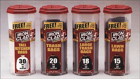 Ironclad Trash Bags Packaging
