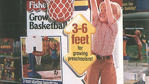 Fisher-Price Basketball Hoop Display