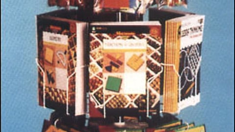 Educational Books and Games Display